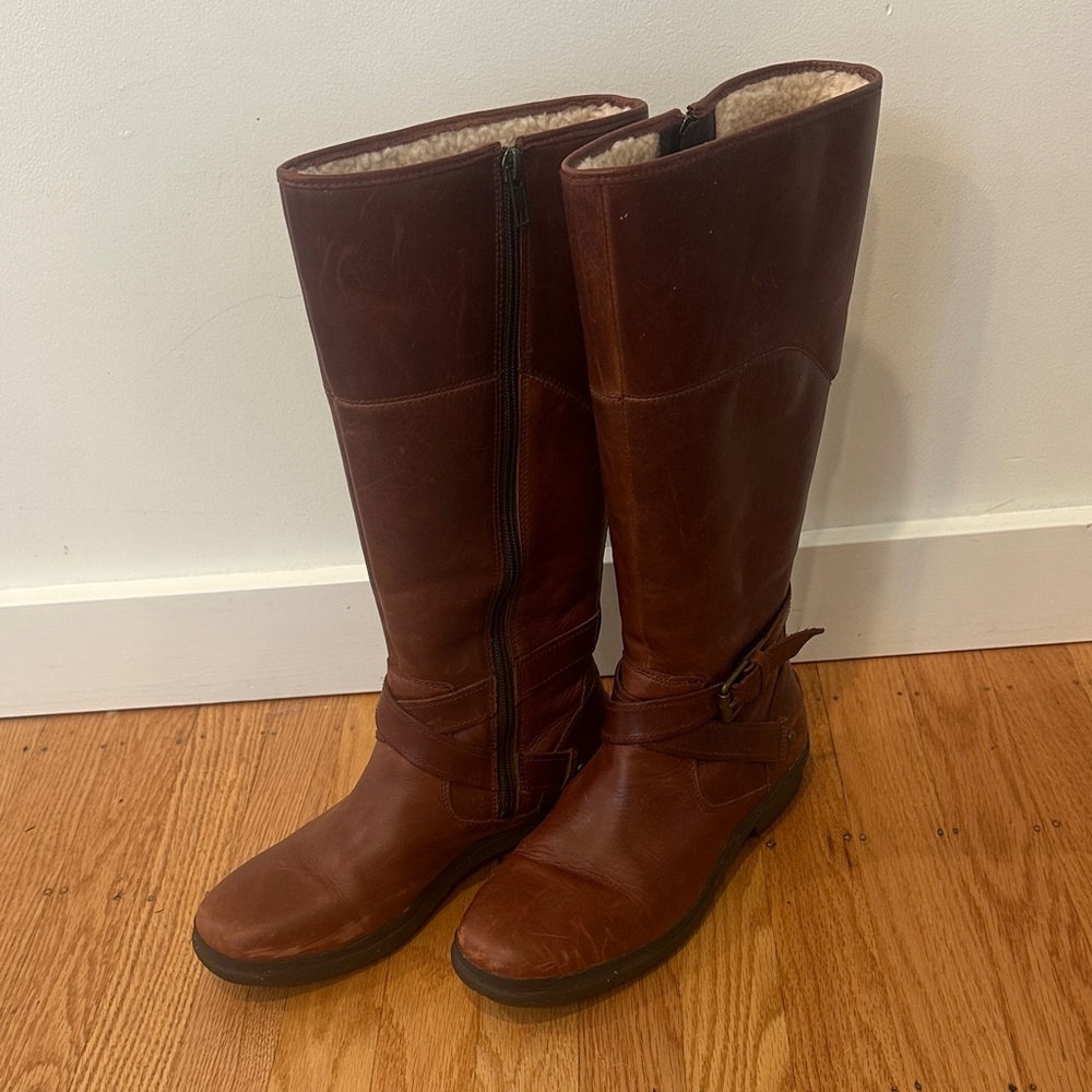 Brown UGG Leather Boots